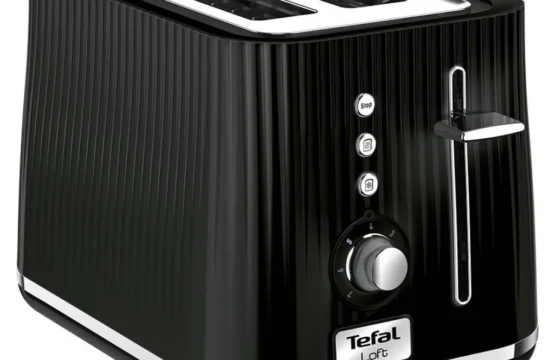 Grille-pain Tefal Loft 2S – 2 fentes – Noir