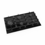 Table de cuisson Condor 5 feux AURA 90 BLACK GLASS – Image 2