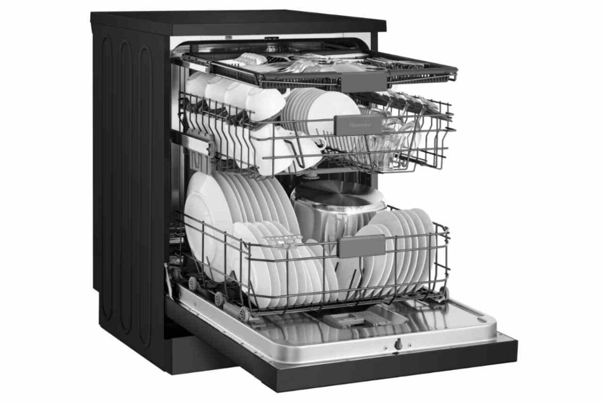 Lave-Vaisselle HISENSE Pose Libre 16 Couverts – Gris -Titane – Image 4