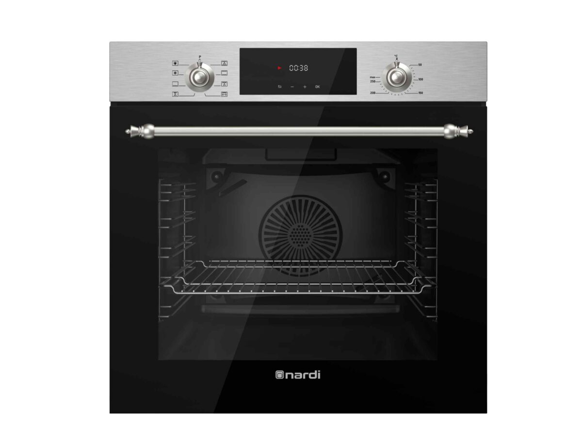 NFE73ED20X-100kb Four Encastrable NARDI Rétro Électrique Air Fryer 73 L – Inox – Image 1