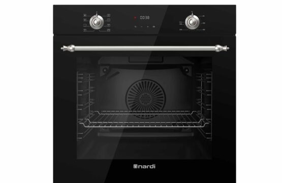 Four Encastrable NARDI Rétro Électrique Air Fryer 73 L – Black Glass