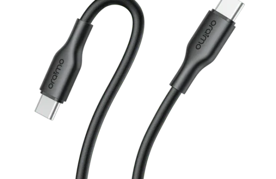 Câble Data Oraimo RobustLine Type-C vers Type-C 100 W – Noir