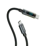 Câble Data Oraimo DigiLine Type-C vers Type-C 100 W – Noir
