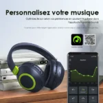 Casque Sans Fil ORAIMO BoomPop2S OHP-610S – Bluetooth 5.3 – Bleu – Image 3