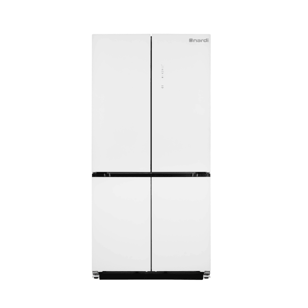 RB1 (1) Réfrigérateur Nardi 544L Cross Door Free Fit – White Glass – Image 1