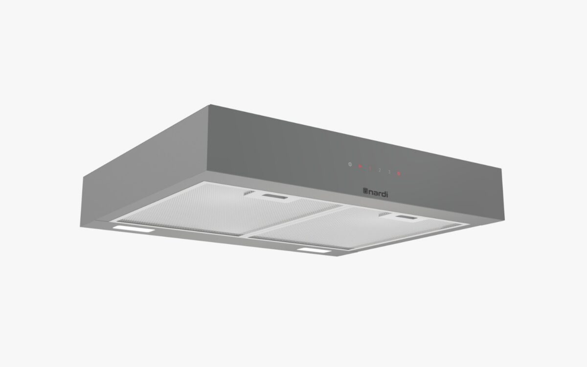 Hotte NARDI CAPELLA 60 cm 300 m³/h 3 Vitesses – Gris Nardo – Image 2