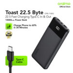 Power Bank Oraimo Wired, 10000 mAh 3 Ports , Black – Image 2