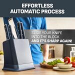 Set de 5 couteaux Tefal EverSharp Pro avec bloc à aiguisage intégré – Image 3