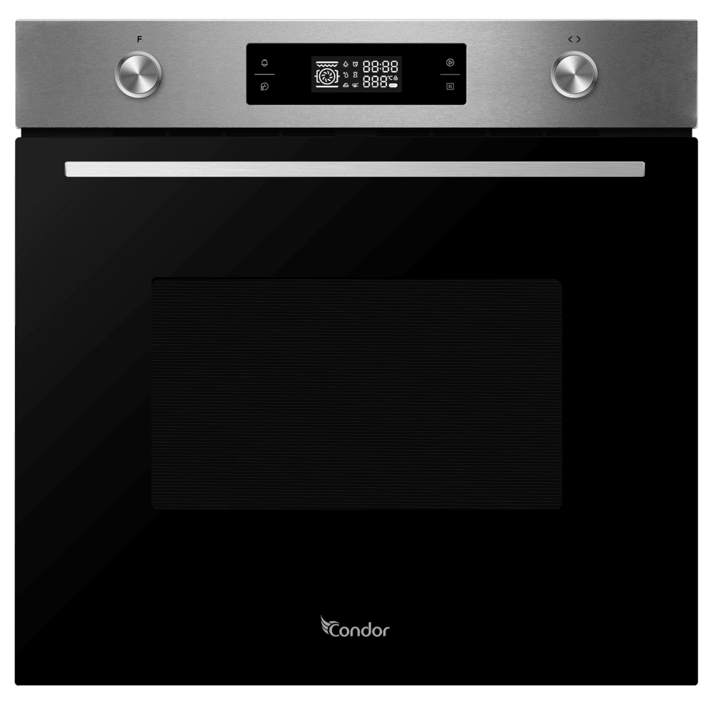 CFE70ED502X (1) Four Encastrable Électrique Condor 70L Acacia 9 Fonctions Inox Anti-Traces – Image 1
