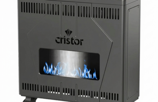 Radiateur A Gaz Cristor 10Kw Volcano Détecteur CO Gris