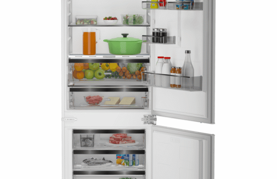 Réfrigérateur Combiné Encastrable Whirlpool 400L No Frost Blanc